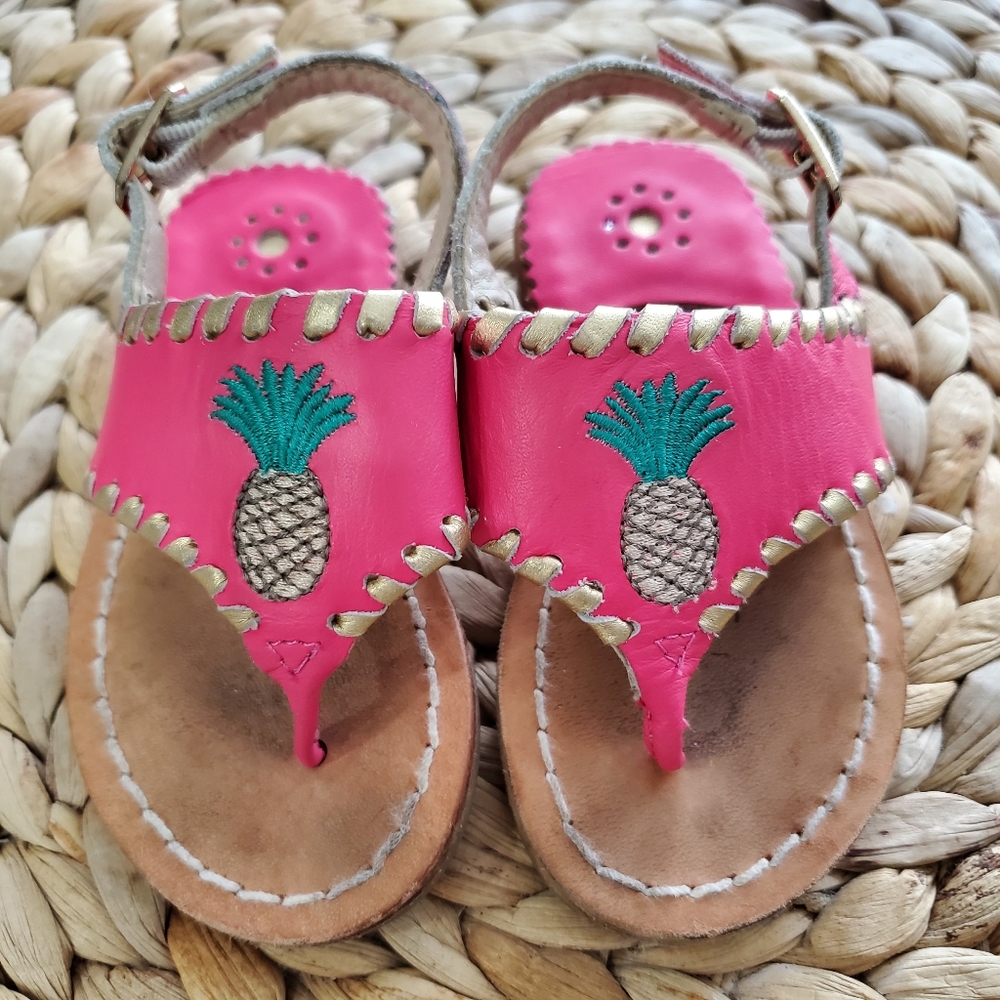 Pink Pineapple Jack Rogers 💕  Size 5 Toddler